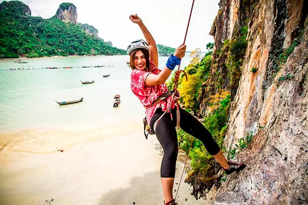 Rock Climbing Tour at Railay Beach from Krabi